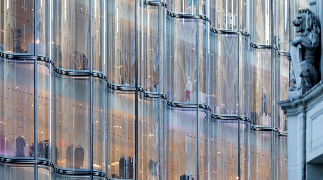 Nordstrom Opens NYC Flagship Featuring Waveforms Facade by James