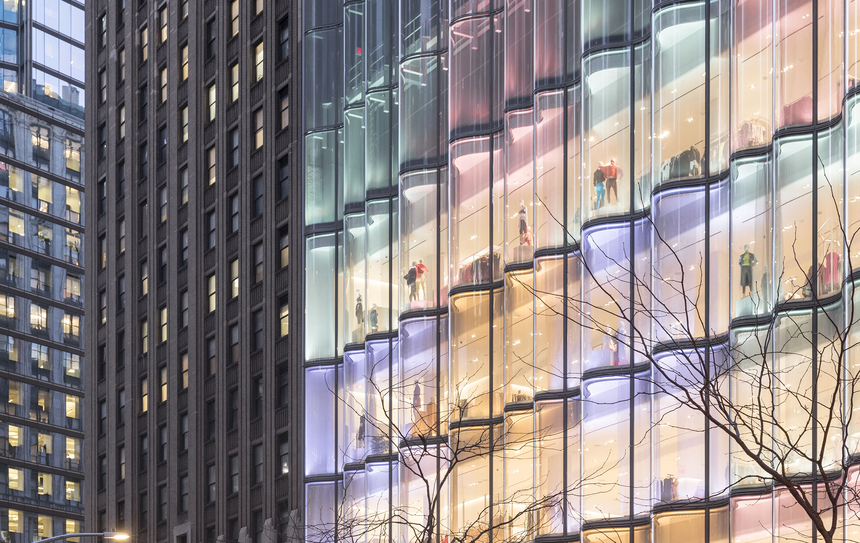 Nordstrom Opens NYC Flagship Featuring Waveforms Facade by James